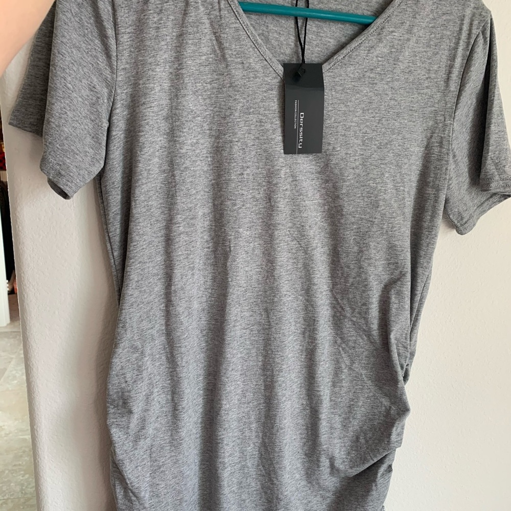 Casual grey Maternity T